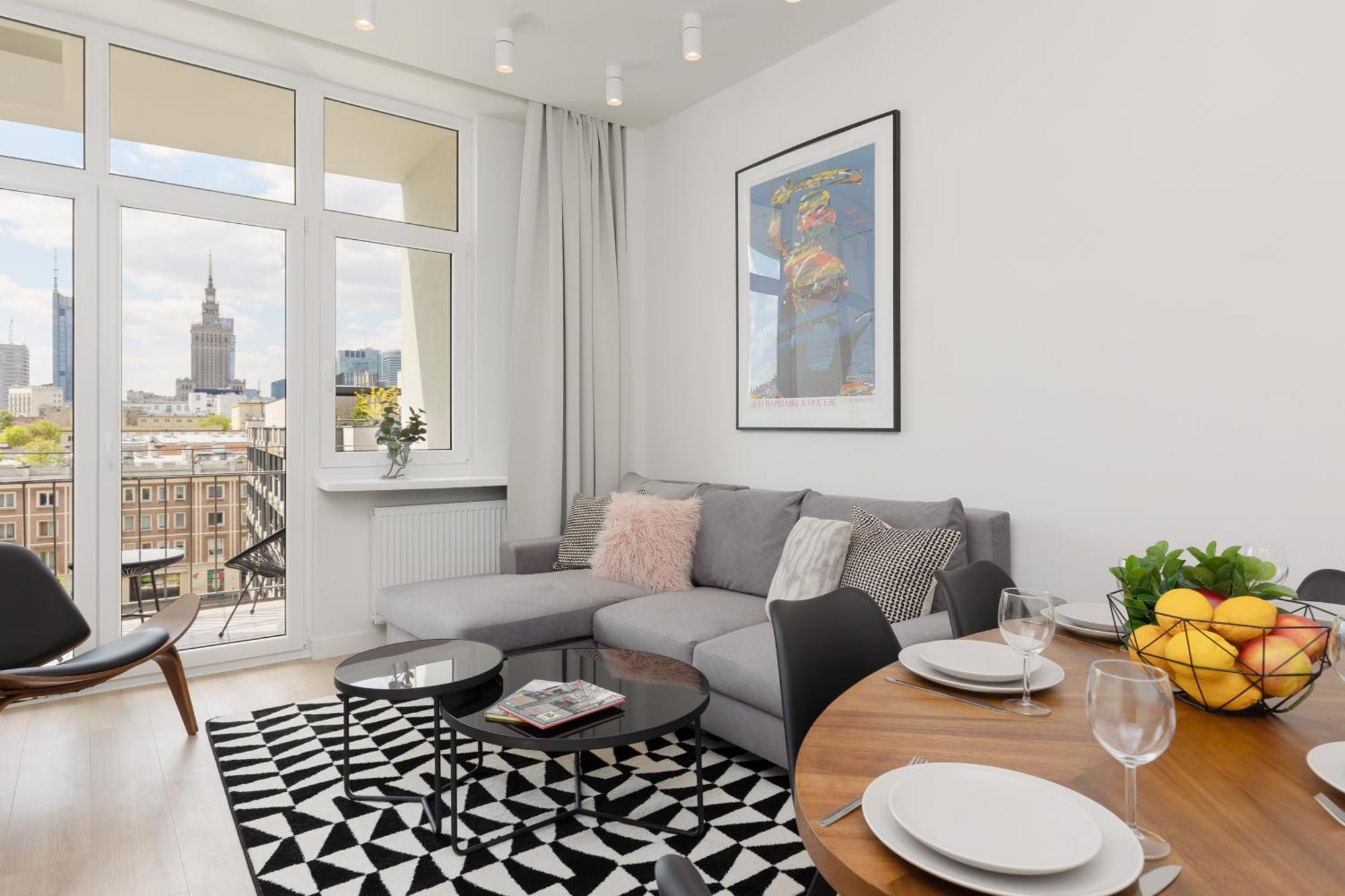City Panorama Spacious Apartment By Renters Prestige Warsaw Luaran gambar